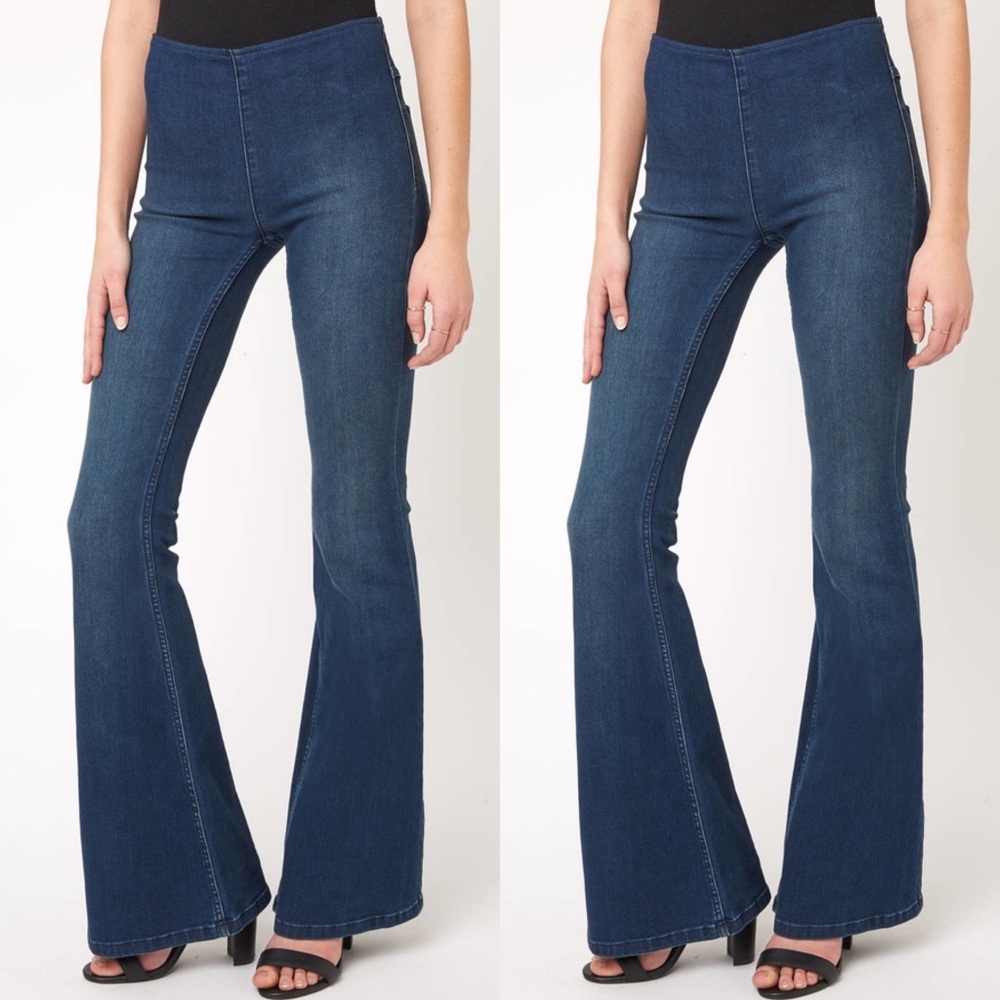 Free People - Penny pull on flare jeans size 26